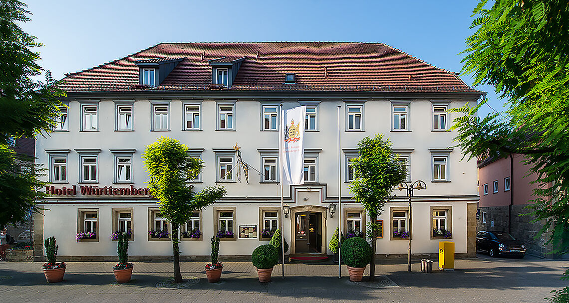 Außenansicht des Hotels Württemberger Hof